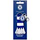 Chelsea FC Blue Bar Scarf Bag Charm-TM-06368