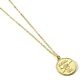 Arsenal FC Gold Finish Crest Necklace-TM-06390