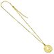 Chelsea FC Gold Finish Crest Necklace-TM-06391