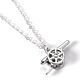 Arsenal FC Silver Finish Cannon Necklace-TM-06395