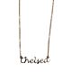 Chelsea FC Gold Plated Name Dropper Necklace-TM-06835