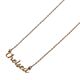 Chelsea FC Gold Plated Name Dropper Necklace-TM-06835