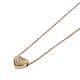 West Ham United FC Gold Plated Heart Necklace-TM-06838