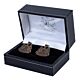 Newcastle United FC Antique Gold Cufflinks-TM-06842
