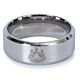 Newcastle United FC Slim Band Ring Medium-TM-06382