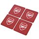 Arsenal FC 4pk Cork Coaster-TM-06027