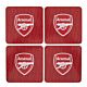 Arsenal FC 4pk Cork Coaster-TM-06027