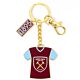 West Ham United FC Shirt Charm Keyring-TM-07293