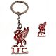 Liverpool FC Keyring & Badge Set-TM-06444