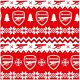 Arsenal FC Christmas Gift Wrap-TM-07268