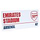 Arsenal FC White Street Sign-TM-06928