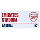 Arsenal FC White Street Sign-TM-06928
