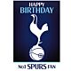 Tottenham Hotspur FC 3D Lenticular Birthday Card-TM-07263