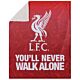 Liverpool FC Slogan Sherpa Fleece Blanket-TM-07335