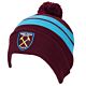 West Ham United FC Bar Knit Ski Hat-TM-06462