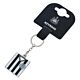 Newcastle United FC Retro Shirt Keyring-TM-06412