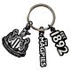 Newcastle United FC 3 Charm Keyring-TM-07190