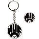 Newcastle United FC Retro 83-88 Crest Keyring & Badge Set-TM-07198