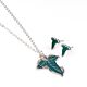 The Lord Of The Rings Leaf Of Lorien Necklace & Earrings Gift Box-TM-07824