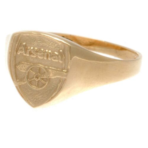 Arsenal FC 9ct Gold Crest Ring Large-102067