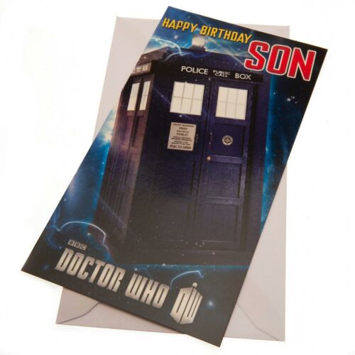 Doctor Who Birthday Card Son-103261