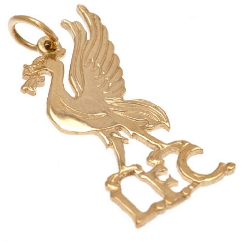 Liverpool FC 9ct Gold Pendant Liverbird Medium-105896