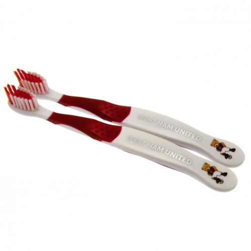 West Ham United FC Twin Pack Toothbrush Junior-123175