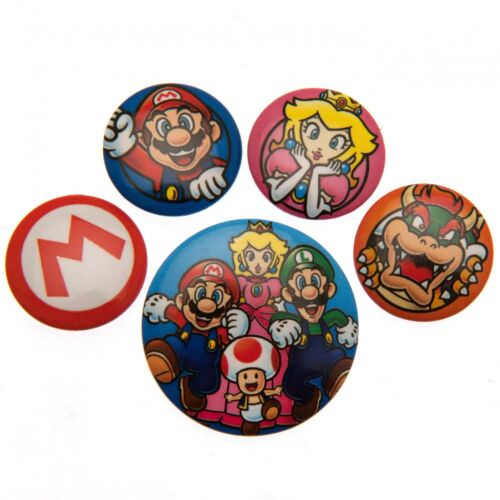 Super Mario Button Badge Set-140509