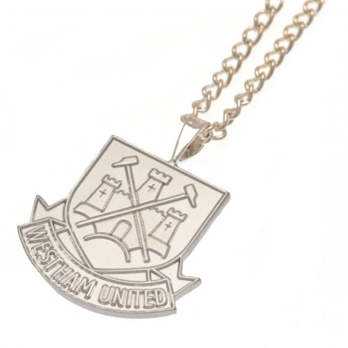 West Ham United FC Silver Plated Pendant & Chain XL CT-157822