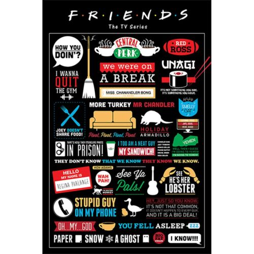 Friends Poster Infographic 150-160203