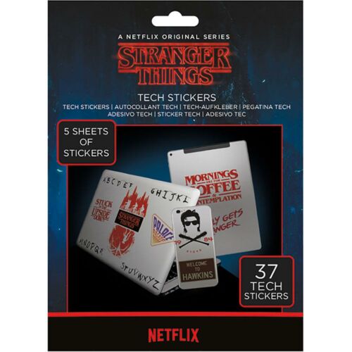 Stranger Things Tech Stickers-160627