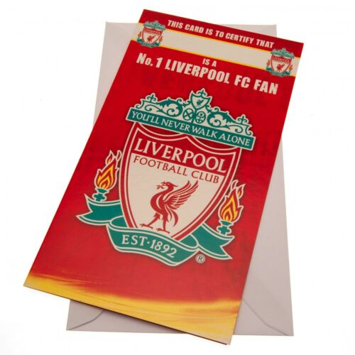 Liverpool FC No. 1 Fan Birthday Card-17576