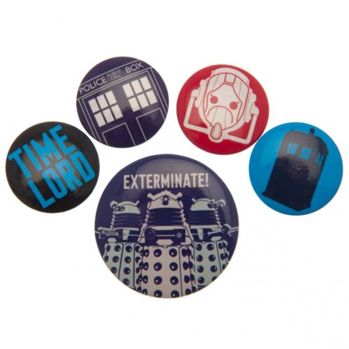 Doctor Who Button Badge Set-176880