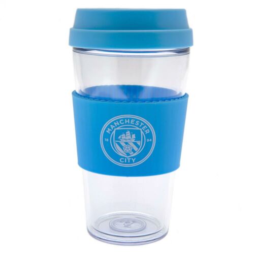 Manchester City FC Clear Grip Travel Mug-178011