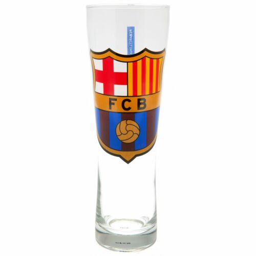 FC Barcelona Colour Crest Tall Beer Glass-178874
