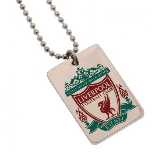 Liverpool FC Enamel Crest Dog Tag & Chain-187647