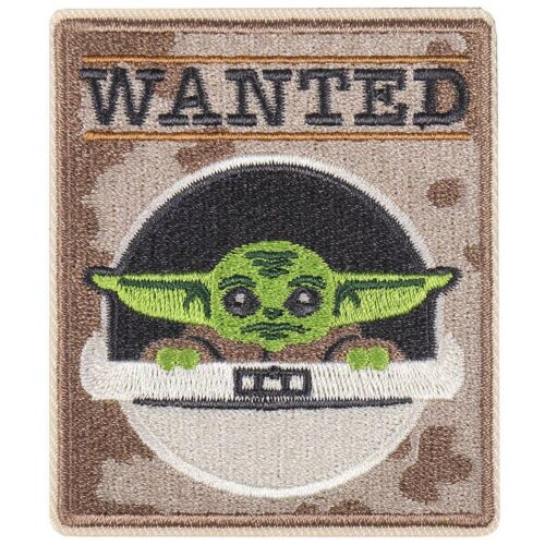 Star Wars: The Mandalorian Iron-On Patch Wanted-187816