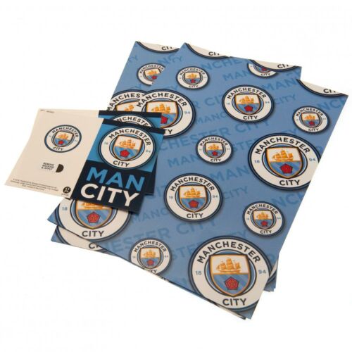 Manchester City FC Crest Gift Wrap-192930