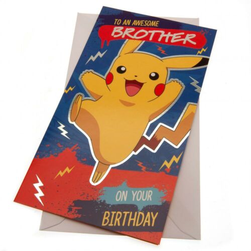 Pokemon Birthday Card Brother-192936