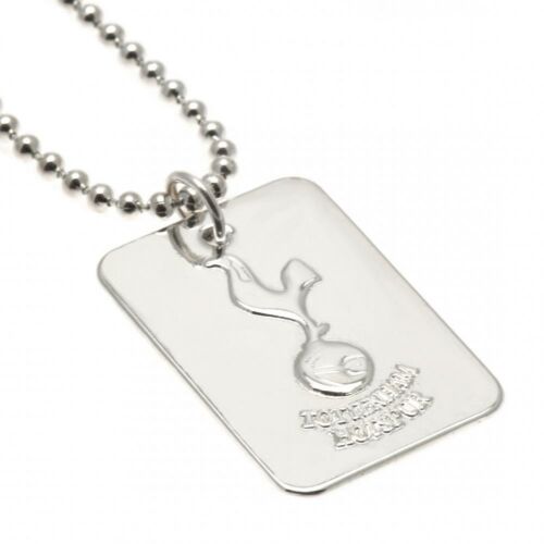 Tottenham Hotspur FC Silver Plated Dog Tag & Chain-23646