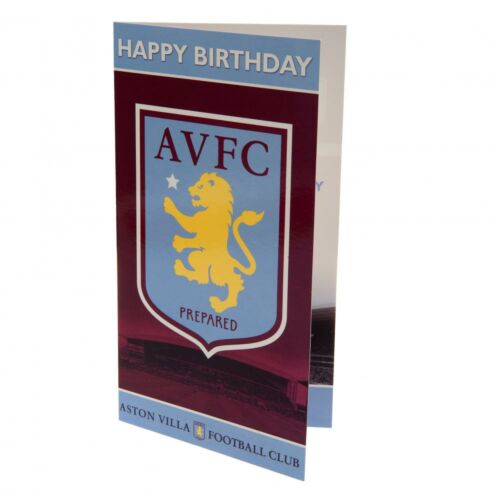 Aston Villa FC Prepared Birthday Card-3887