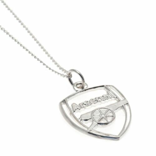 Arsenal FC Sterling Silver Pendant & Chain CR-3948