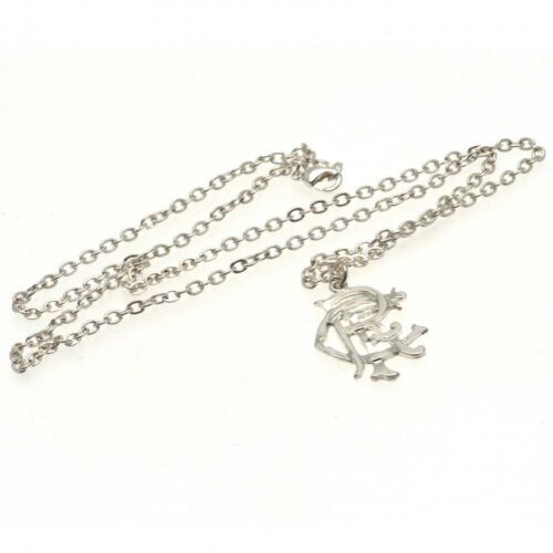 Rangers FC Silver Plated Pendant & Chain-5062