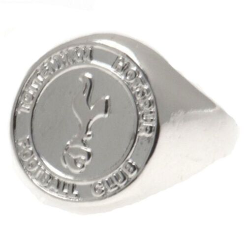Tottenham Hotspur FC Silver Plated Crest Ring Medium-5979