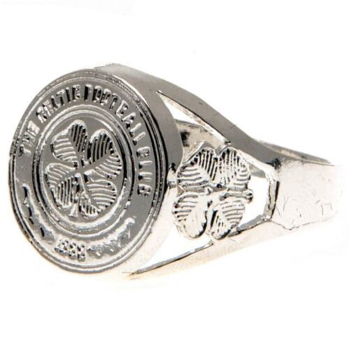 Celtic FC Silver Plated Crest Ring Large-6007