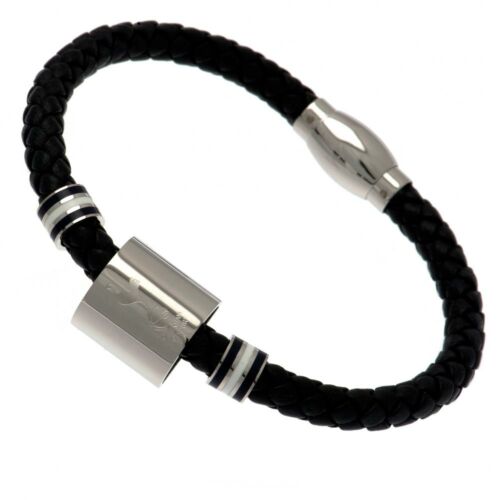 Tottenham Hotspur FC Colour Ring Leather Bracelet-65997