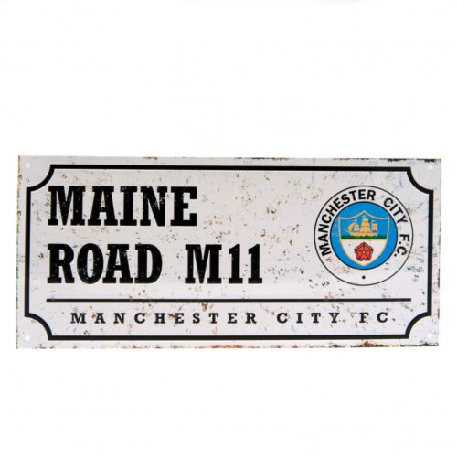 Manchester City FC Retro Street Sign-68605