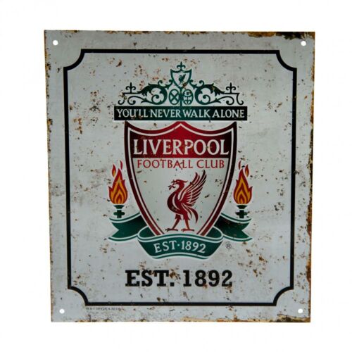 Liverpool FC Retro Logo Sign-84378