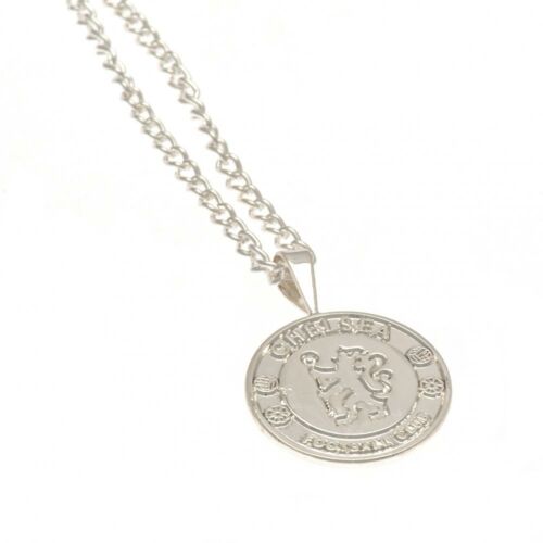 Chelsea FC Silver Plated Pendant & Chain XL-88135