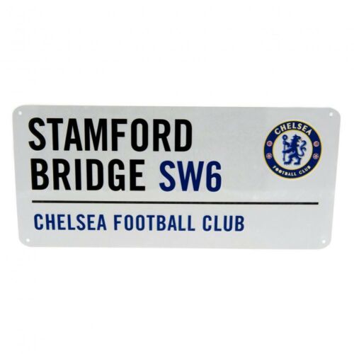 Chelsea FC White Street Sign-917